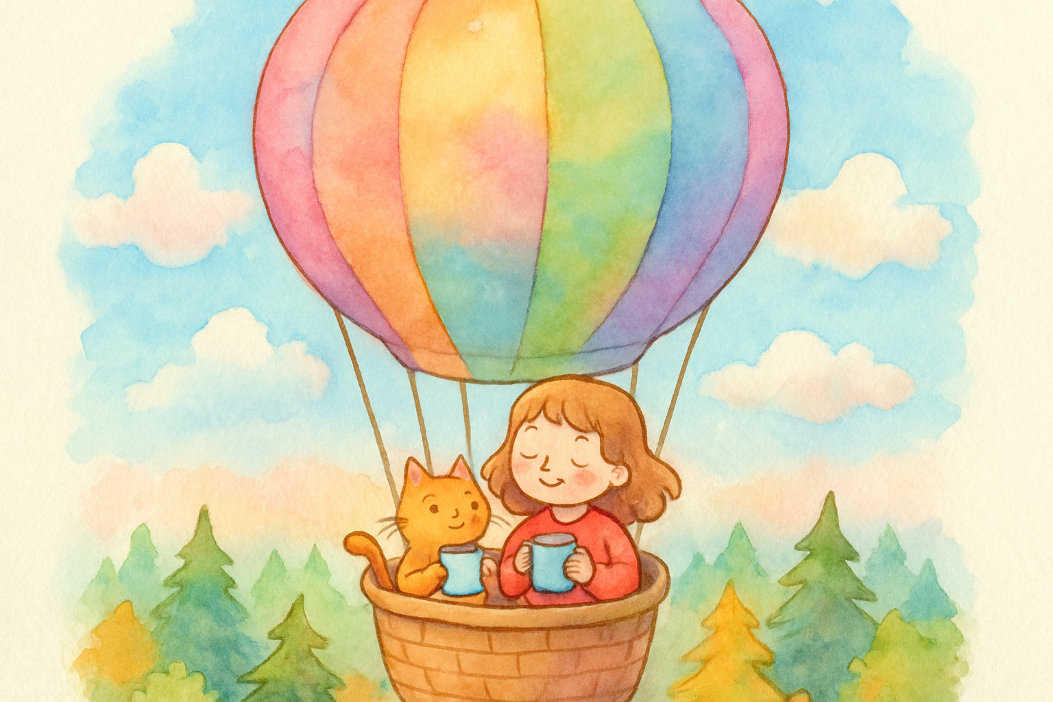 whimsical-childrens-book-illustration-of-a-girl-and-her-cat-2