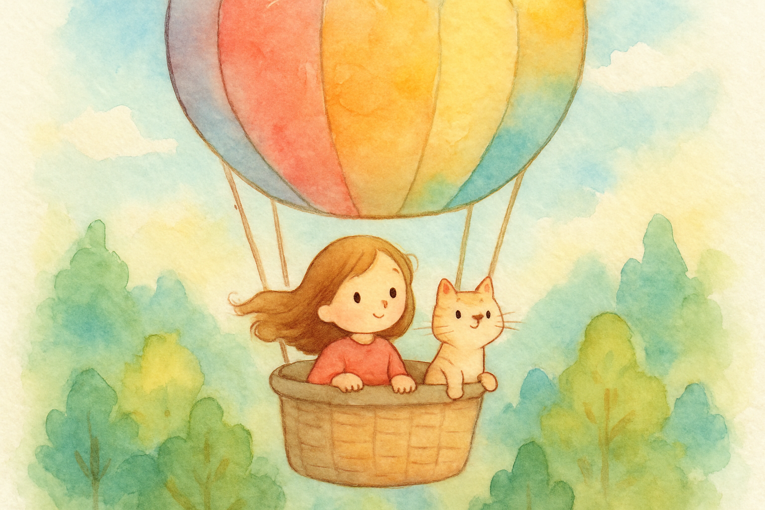 whimsical-childrens-book-illustration-of-a-girl-and-her-cat-3