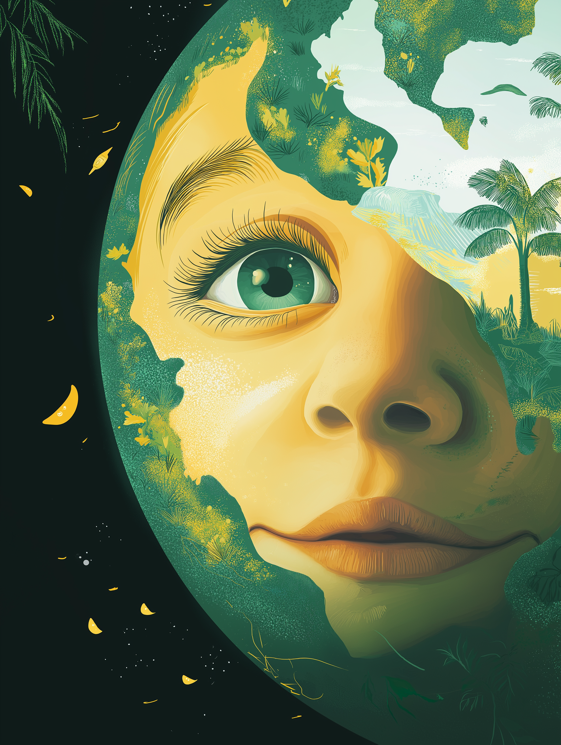 illustration-in-pictoline-style