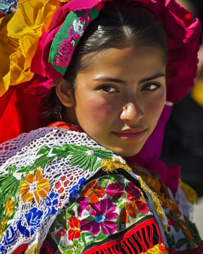 Cultural Girl Portrait