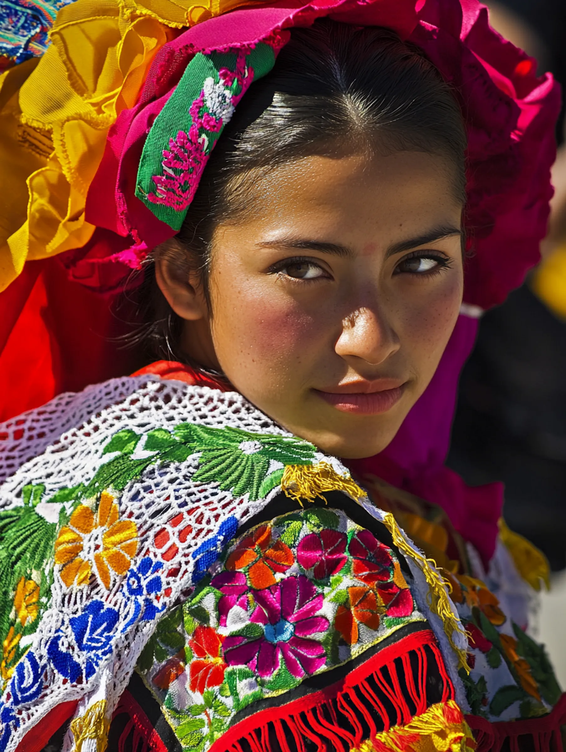 Girl in Cultural Attire