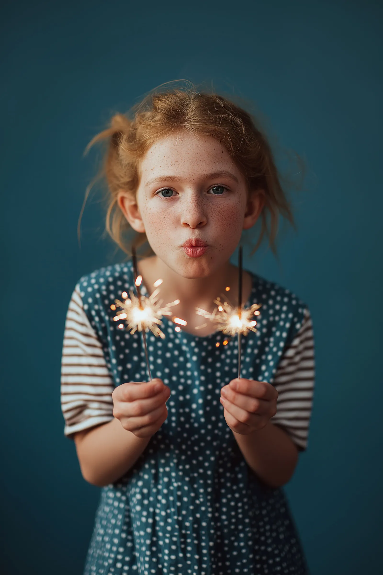 Little Girl Playing