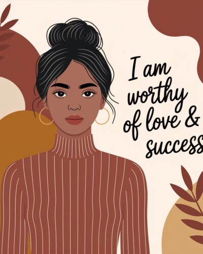 Self Love Modern Vector Illustration