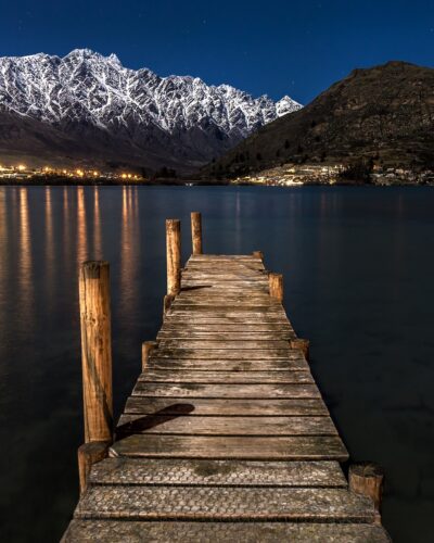 Wooden Pier at Sunset