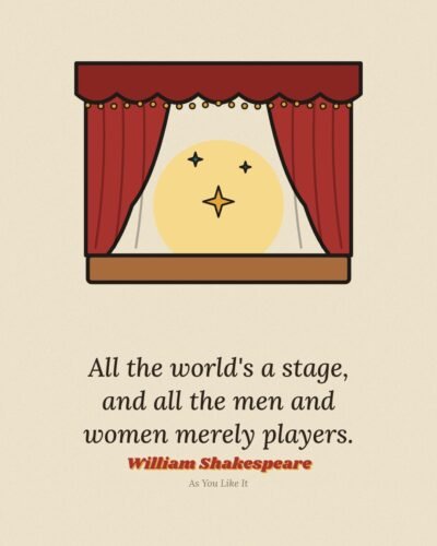 All the World’s a Stage: William Shakespeare Quote