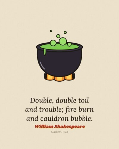 Double, Double Toil and Trouble: Macbeth Witches Quote