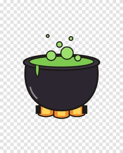 Witch Cauldron Clipart PNG