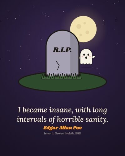 Long Intervals of Horrible Sanity: Poe Quote