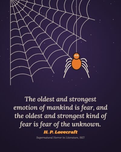 The Oldest and Strongest Emotion Is Fear: Lovecraft Quote